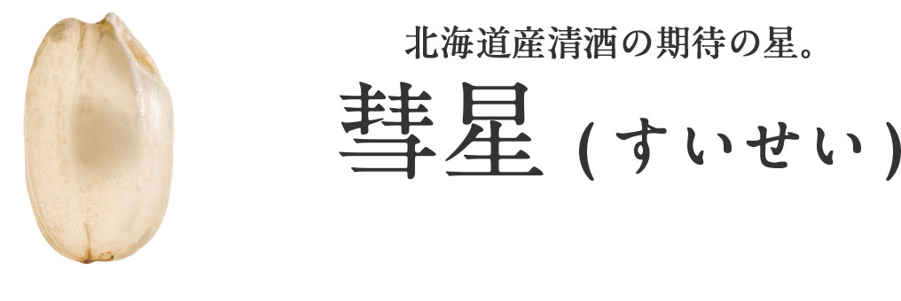 彗星(すいせい)-北海道産清酒の期待の星